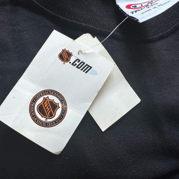 VTG Philadelphia Flyers NHL True Fan Black Stitched Logo T-Shirt Size: XXL - Picture 5 of 5